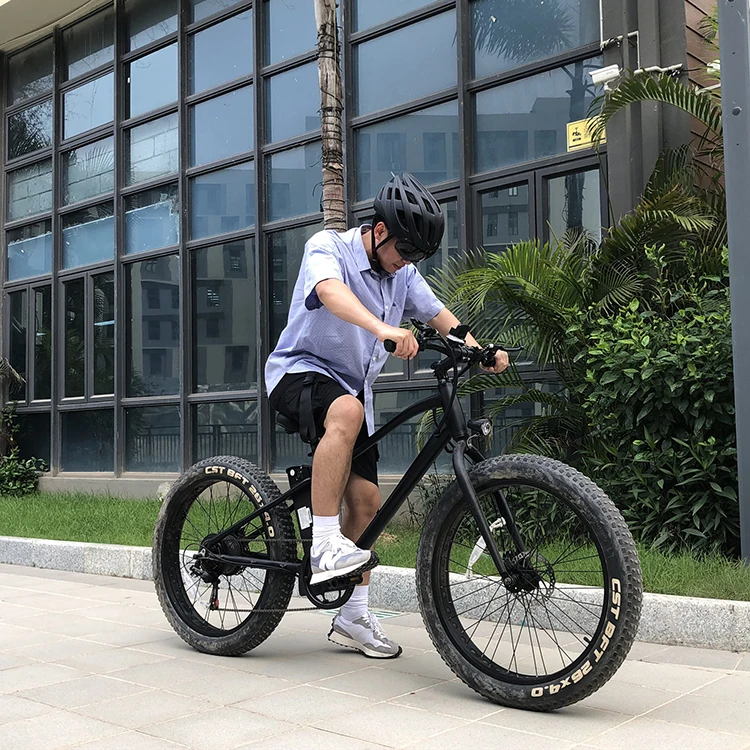 High Power 350W Hub Motor 26 Inch Fat Tyres Mtb Elcykel With Displayer