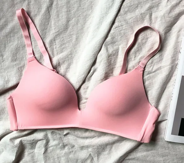 Женский бюстгальтер пуш-ап без косточек чашка A B нижнее белье сексуальный 3/4 тонкие мягкие сексуальные бесшовные