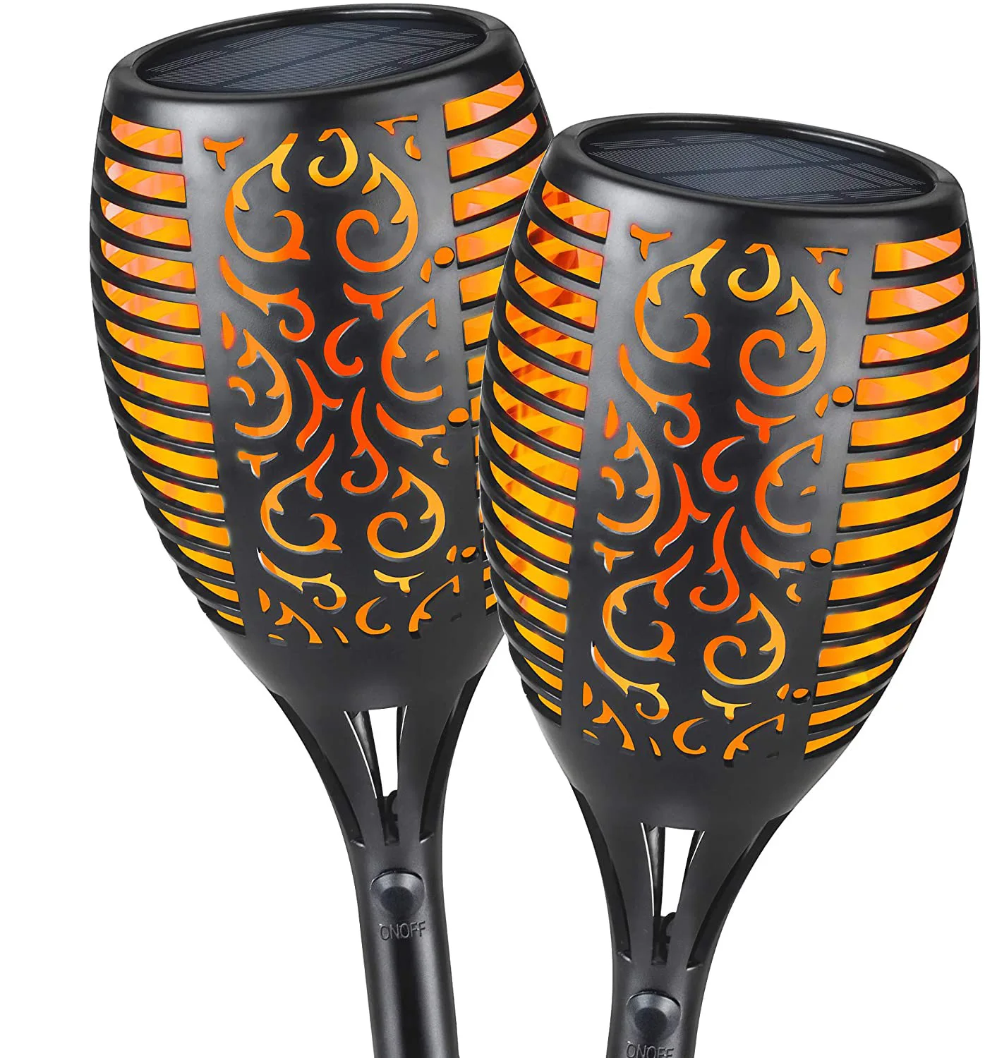Waterproof Flickering Flame Solar Torches Dancing Flames Landscape Decoration Lighting