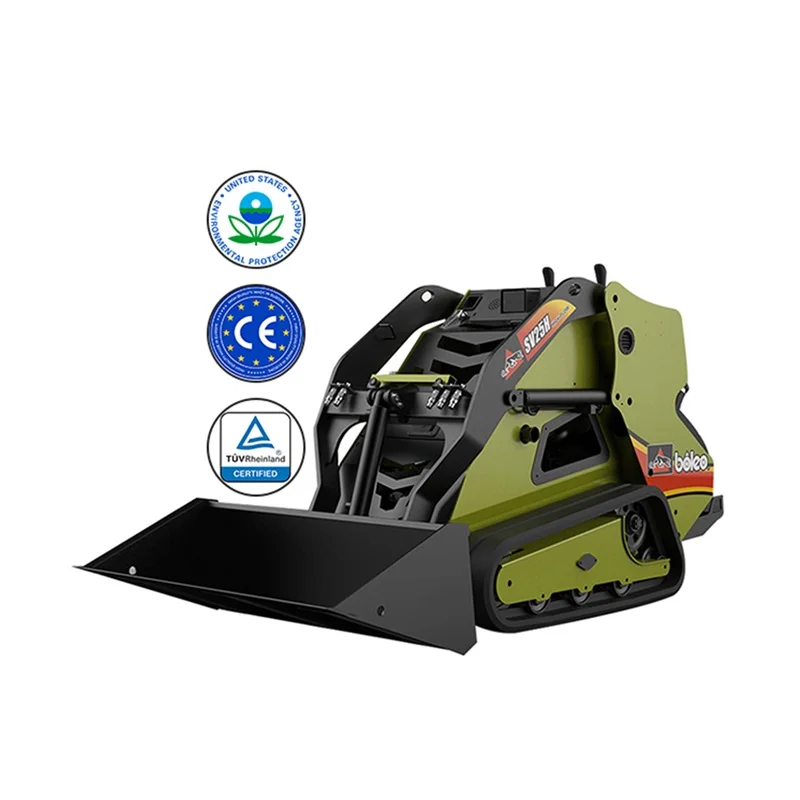 25hp mini digger bush ranger fits Dingo Kanga rubber telescopic crawler chassis diesel 4 in 1 bucket mini skid steer loader