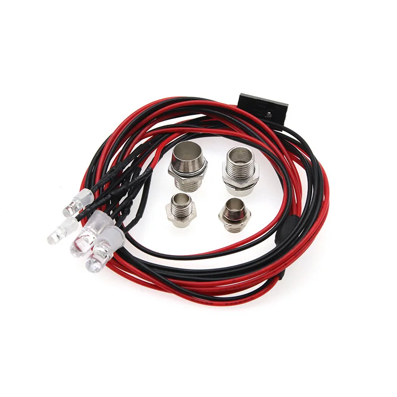 2 /4 /6 /8 Lights 70cm RC LED Night Headlamps Headlights 3/5mm Light for Model Drift Crawler Car