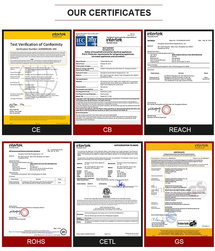 zhongshan candor 54 bottles compressor fashion gas red wine cellar cooler fridge