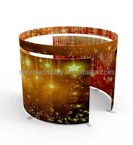 2022 new 360 photo booth enclosure frame trade show backdrop stand double side printing exhibitions & displays direct ltd