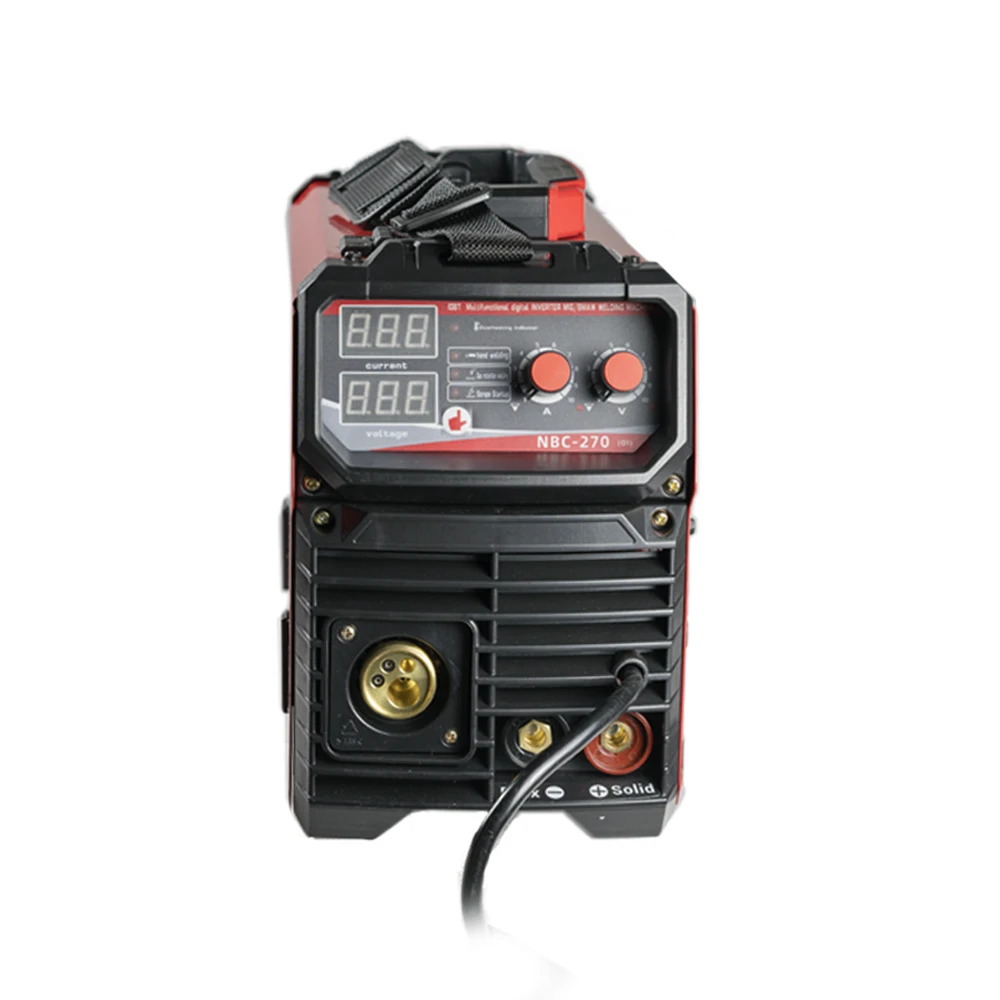 Хит продаж 5 кг Gasless mig сварочный аппарат мини MMA TIG сварки MIG мульти-функциональный NBC-270S 220V для