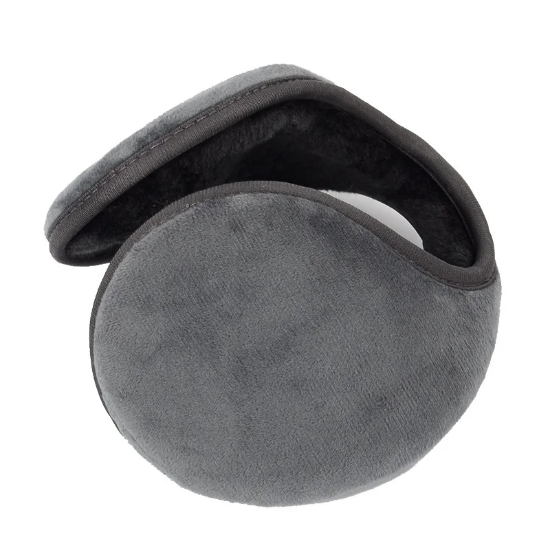 Factory Wholesale Daily 4 Color Fur Knitted Autumn Unisex Plain Color Keeping Warm Earmuff