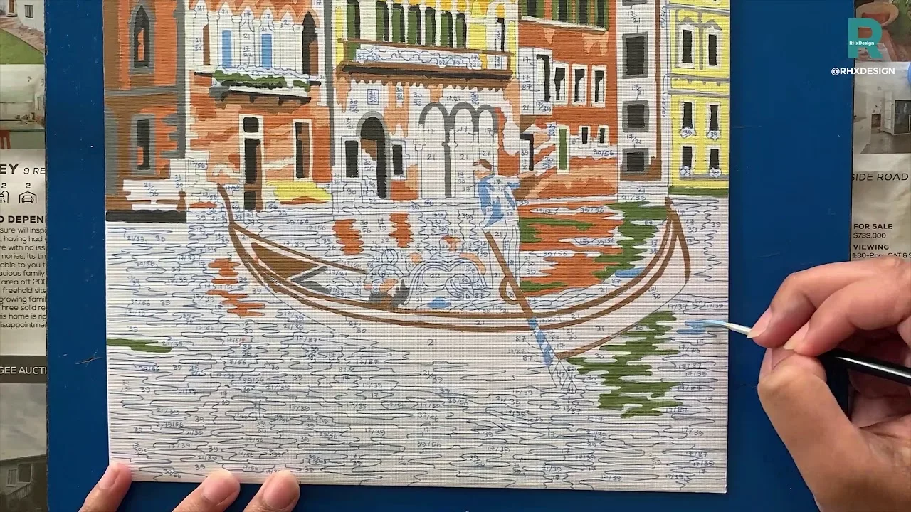 X-335 Wholesale diamond painting cartoon animation picture digital oil painting handmade gift home decoration Paint By Number