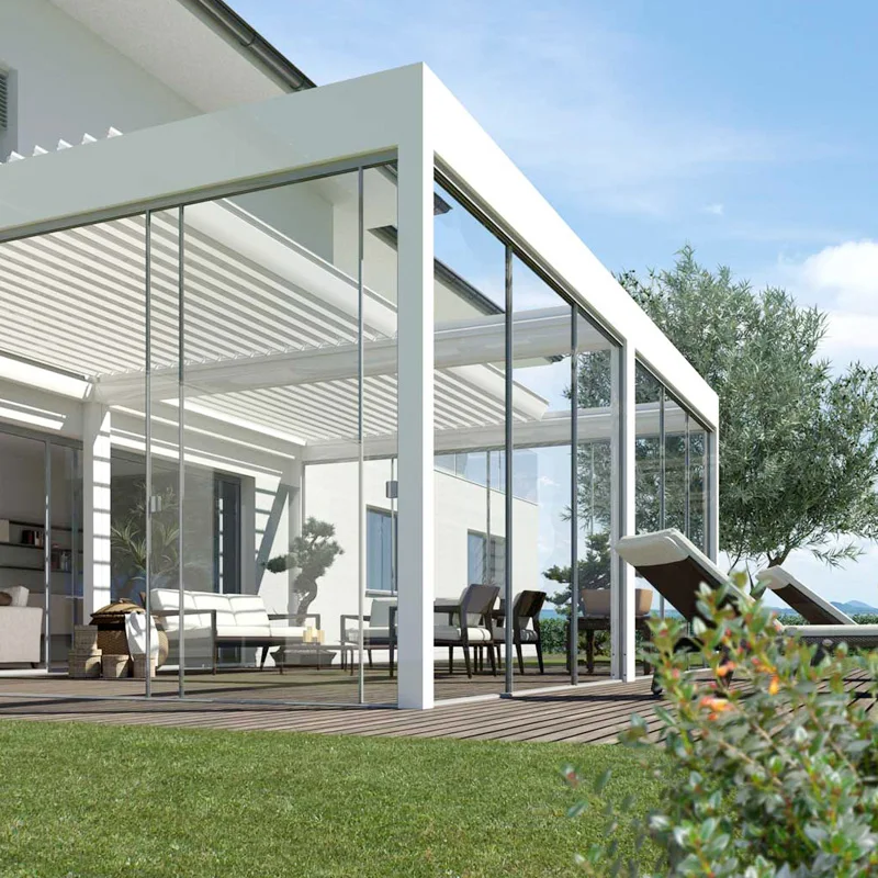 CLEARVIEW chinese european style iron gate sun vietnam pavilion and patio outdoor Gazebo pergola Aluminum pavilion for house