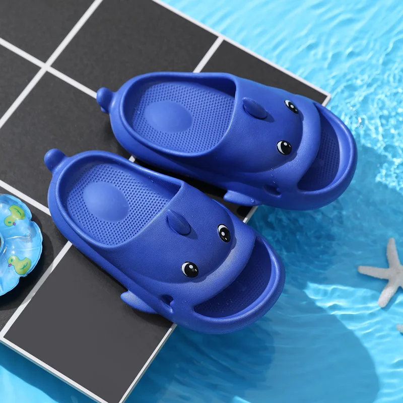 The Second Generation Of Sharks Slippers Women Wear Ins Tide Home With Non-Slip Custom Sports Slippers In Summer