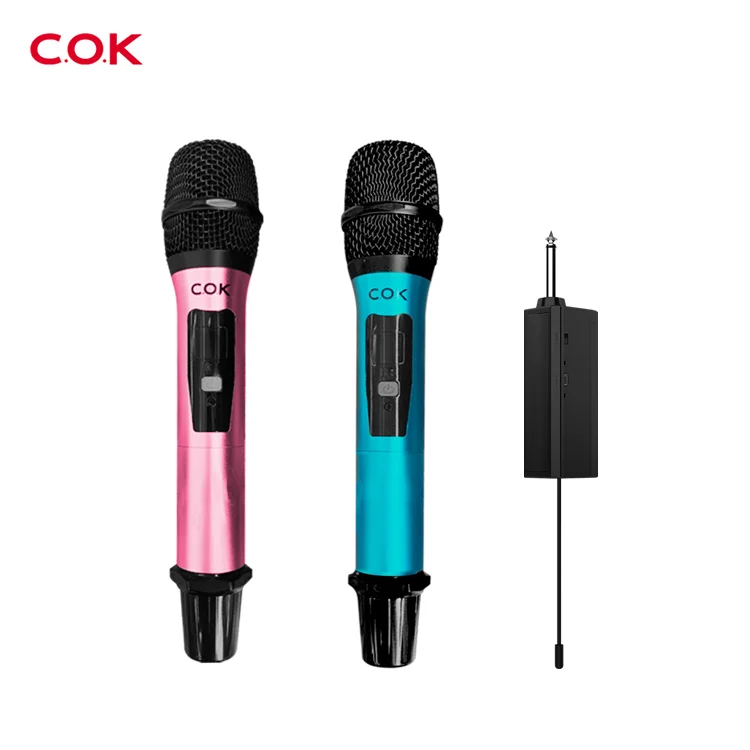 Studio uhf  karaoke microphone youtube podcast gaming vocal dynamic microphone st whireless stage microphone true diversity