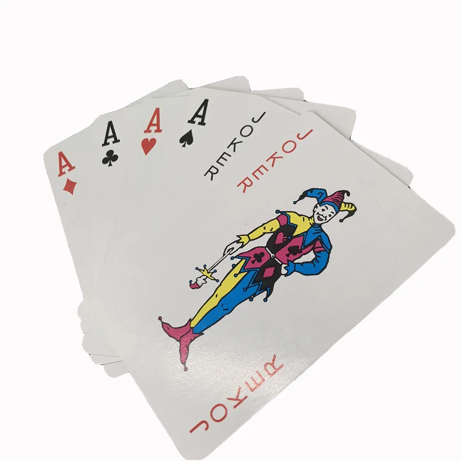 Custom Factory OEM Plastic PVC Poker Card Playing Texture Card Game Paper Playing Poker Cards