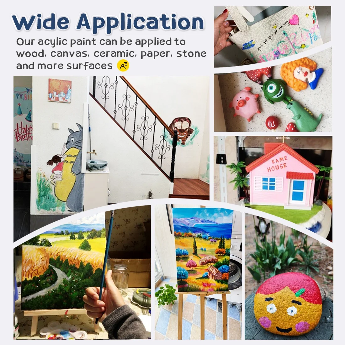 30 Years Experiences Reliable Supplier of Painting Materials Acrylic Paints Supply OEM ODM Lanpo Acrylic Paints