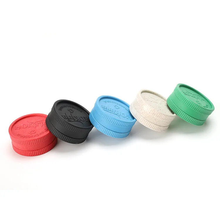 Yiwu Jiju New Plant Fiber Grinder 2 Layers 55 mm Fast Teeth Cigarette Colors Herb Grinder Biodegradable Grinder