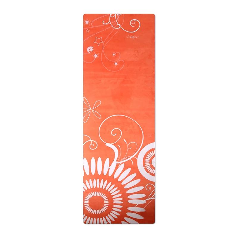 Gymnastic 1Mm Thick Real Rubber Tree Folding Recycled Microfibre Yoga Mat