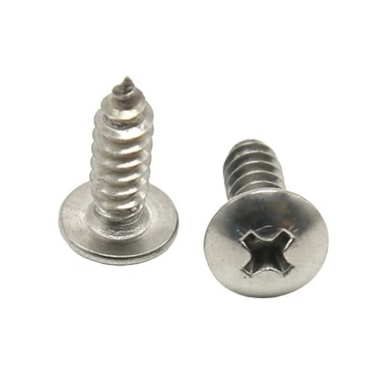High quality phillips turss stainless steel ss self tapping screws for metal