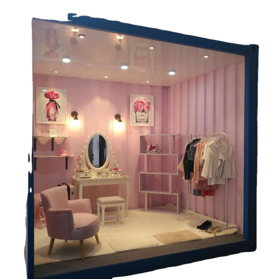 Luxury 20FT cheap prefabricated container house residential living room