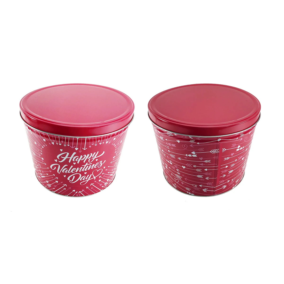 1 gallon 2 gallon and 3.5 gallon America Market Metal Bucket Gourmet Popcorn Tin Can