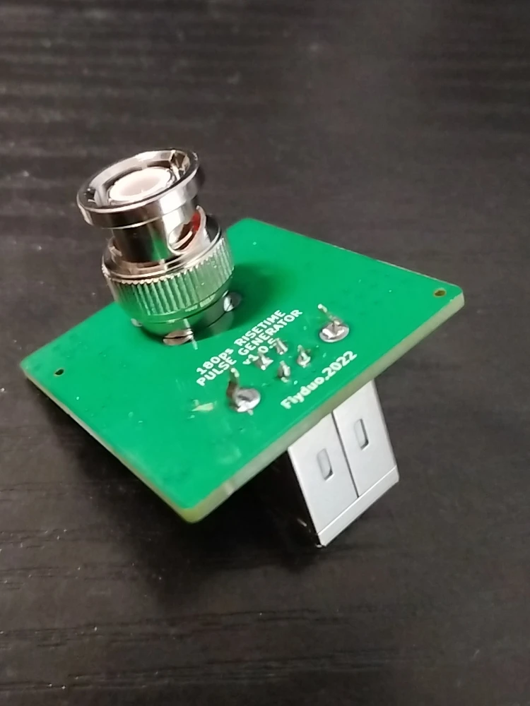Fast edge pulse generator 180 picosecond rising edge Measurement of oscilloscope bandwidth TDR measurement