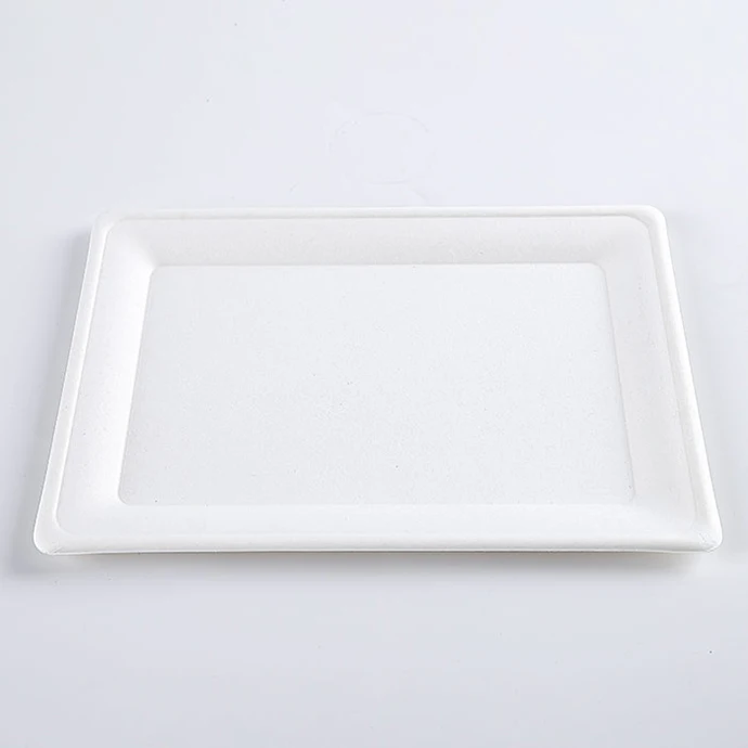 Disposable Biodegradable ODM oill proof Plate Dishes Tableware Natural Sugarcane Bagasse Sublimation sauce Paper Plates Dishes