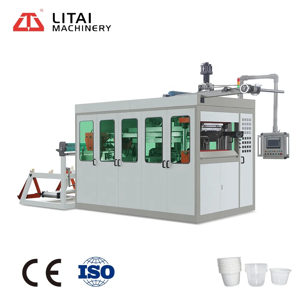 PS polystyrene foam thermocol plastic tray plate machine one time food dish production line