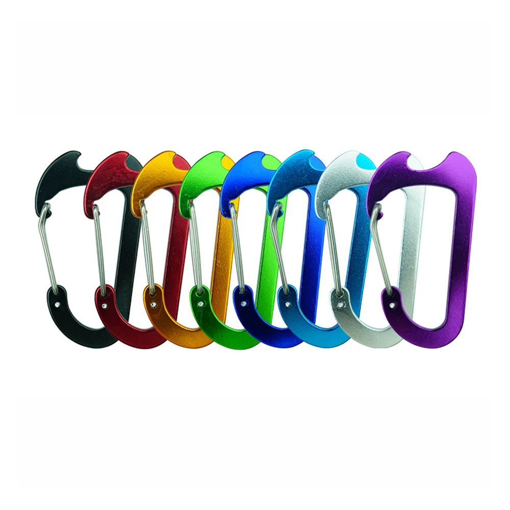 Cactus Carabiner Opener Gifts Keyring Bag Hook Carabiner Ring Bottle Holder Aluminum Promotion Keychain Carabiner Bottle Opener