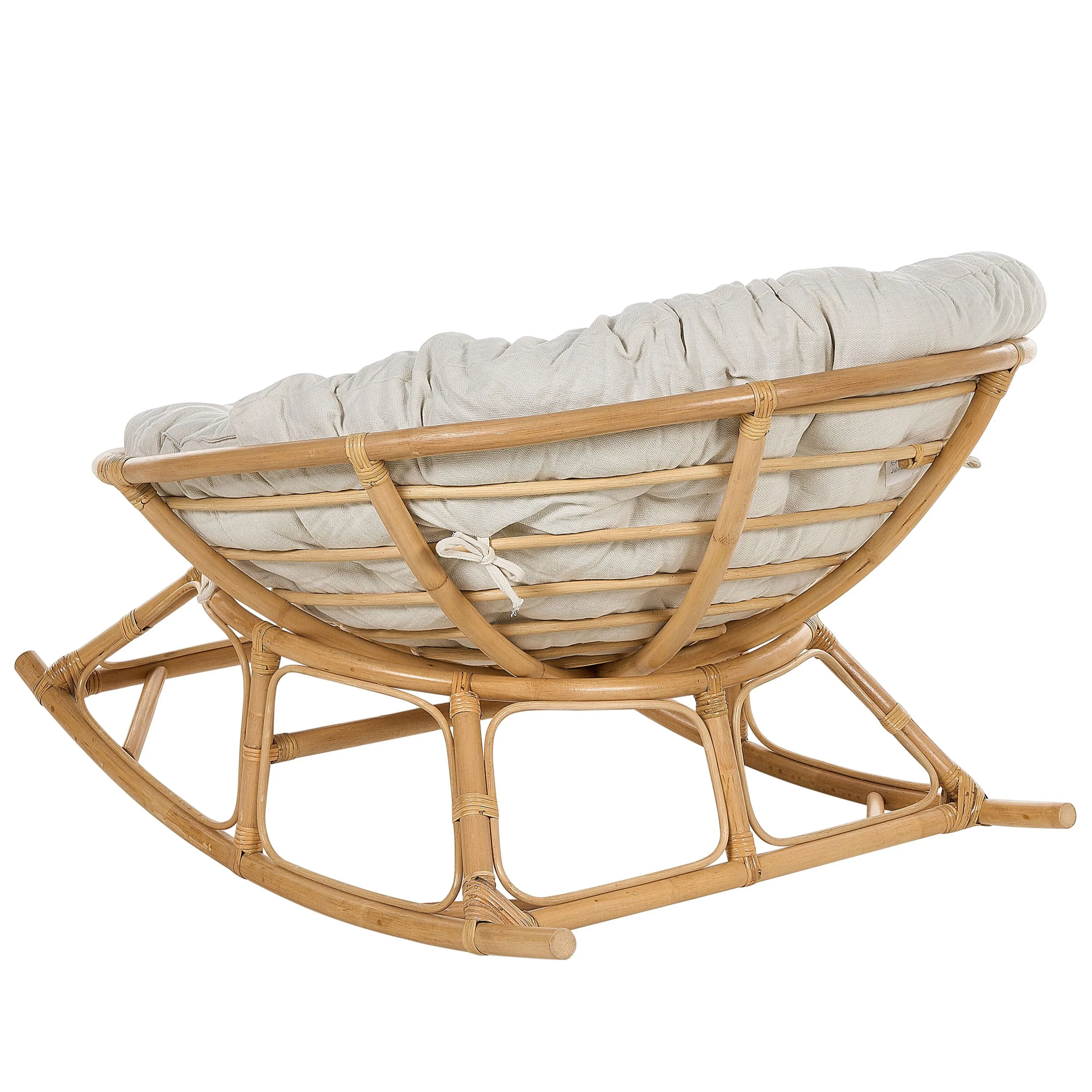 Indoor and Outdoor Use Wicker Papasan Chair Patio Swing Garden Hanging Rattan Egg Chair