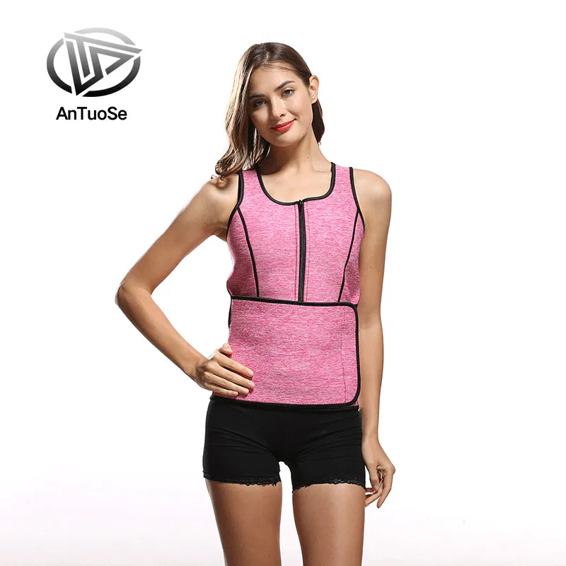 
European and American corset waist adjustable magic adhesive button zipper shapewear vest pull in waist 