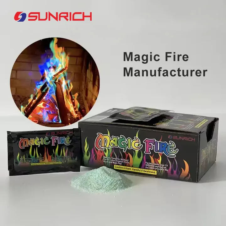 Factory Colored Fire Beach Party Bonfire Fireplace Fiamme Mistiche Magic Fire Powder Rainbow