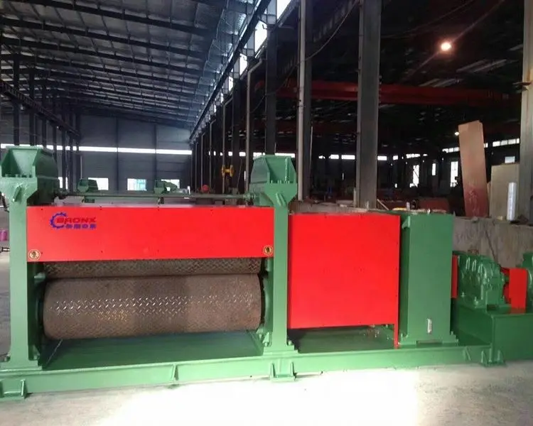 Checker plate embossing machine