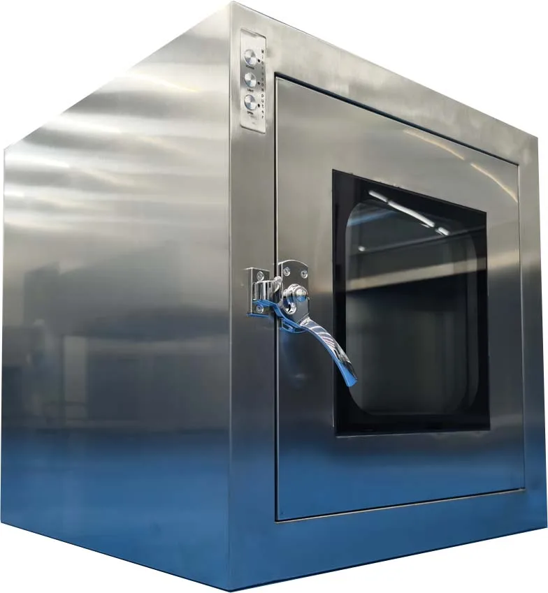 Clean Room Dynamic Pass Box Stainless Steel Static Electrical Interlocking Transmission Box