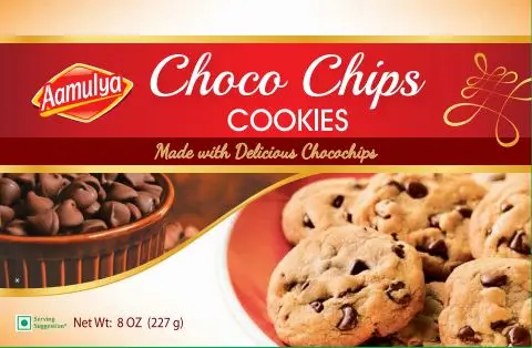 Chocolate Chip Cookies 220g Delicious Rich Taste with more Choco Chips and Cocoa Halal