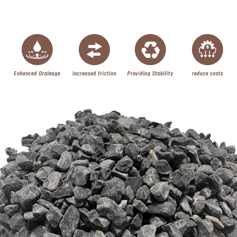 White Natural Stone Pebble Gravel Premium Quality Manufactured by Skilled Pebble Productions