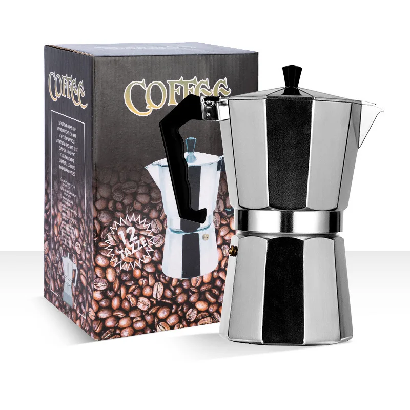 Алюминиевый двойной клапан Cafetera Italiana плита эспрессо мокко Итальянская Кофеварка Moka