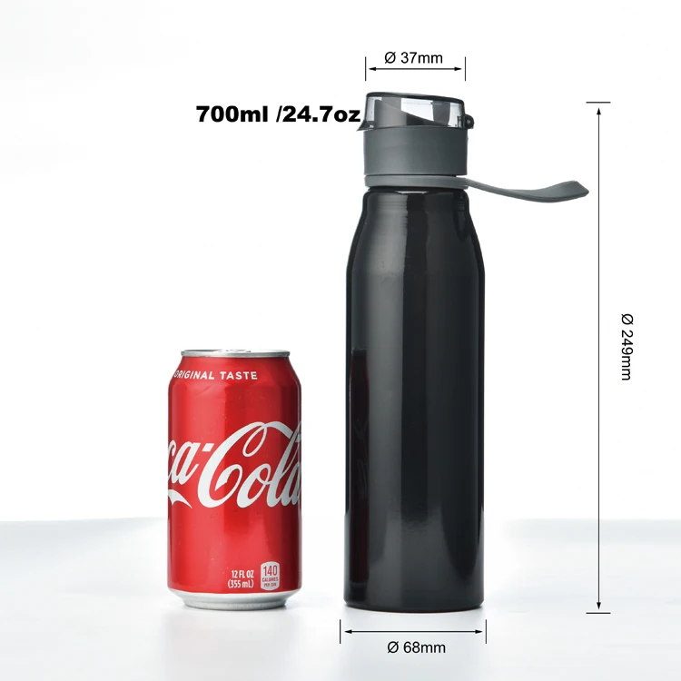 2021 Sport Bike Cheap Big Single Wall Straw Aluminum Water Bottle 1 Liter