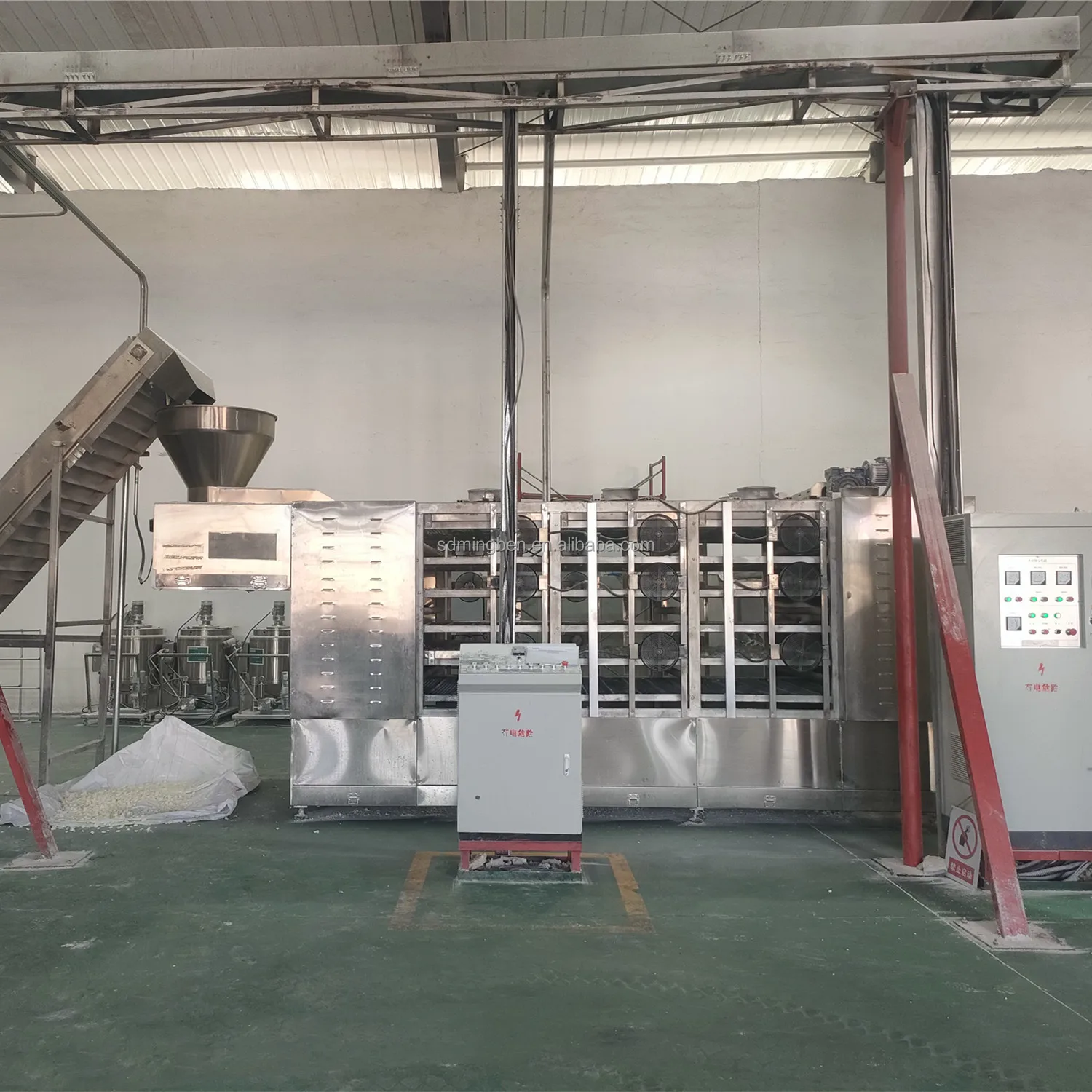 Full-auto corn and potato Modified starch machine production line Twin Screw Modified Potato Cassava Starch Extruder