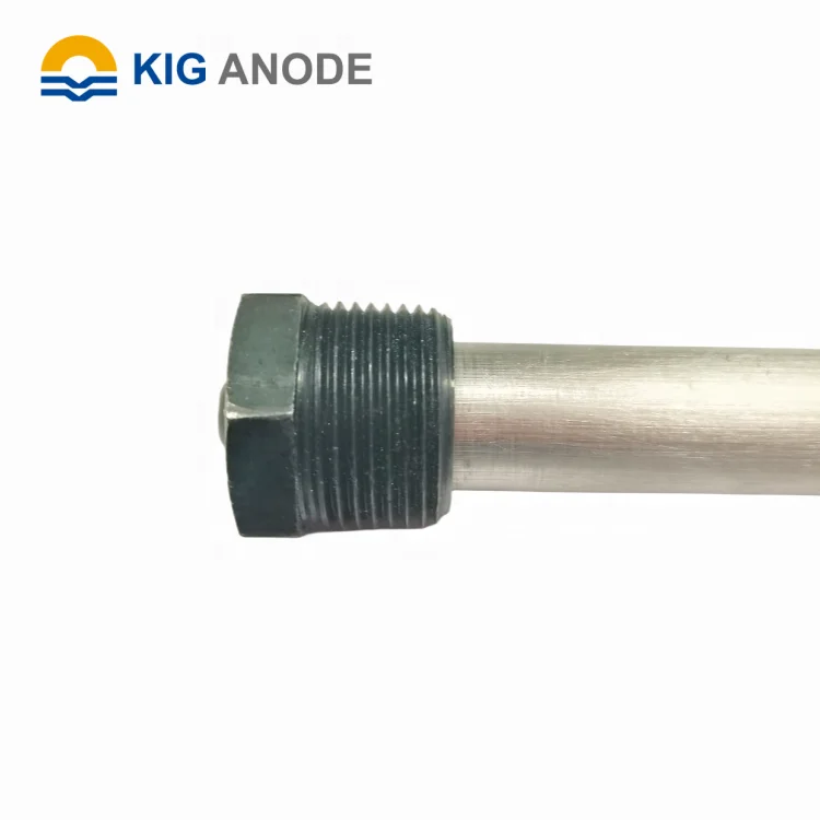 sacrificial anode rod AZ31 17*235MM WITH 3/4NPT NUT