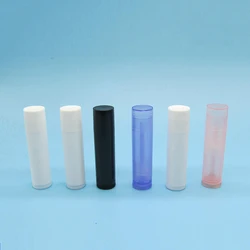 BIG CAPACITY EMPTY 15G CLEAR ROUND LIP BALM TUBE WHOLESALE