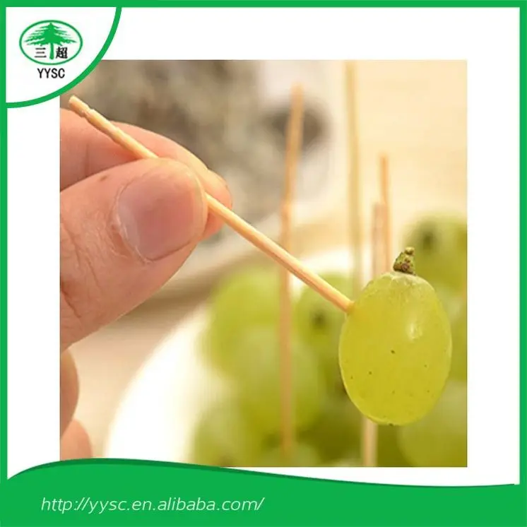Cheap Toothpick Plastic Container Wrapped Disposable Customized Toothpicks Bamboo Toothpicks in Bulk for Fruit