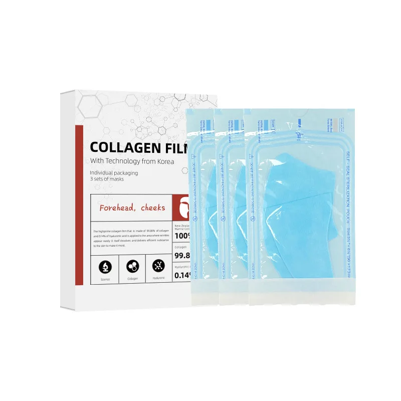 Collagen transparent patch under eye mask collagen moisturizing patch collagen crystal film