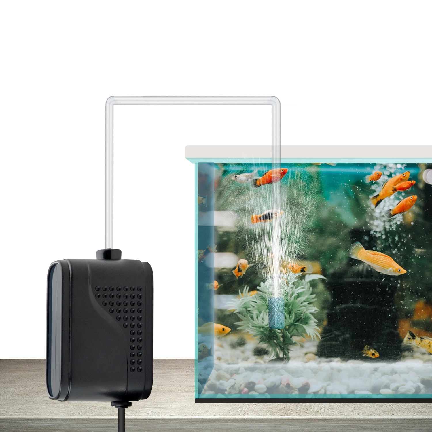 Quiet 110v 5W Air Pump Adjustable Super Silent oxygenator aquarium air pump 4 outlet for fish tank
