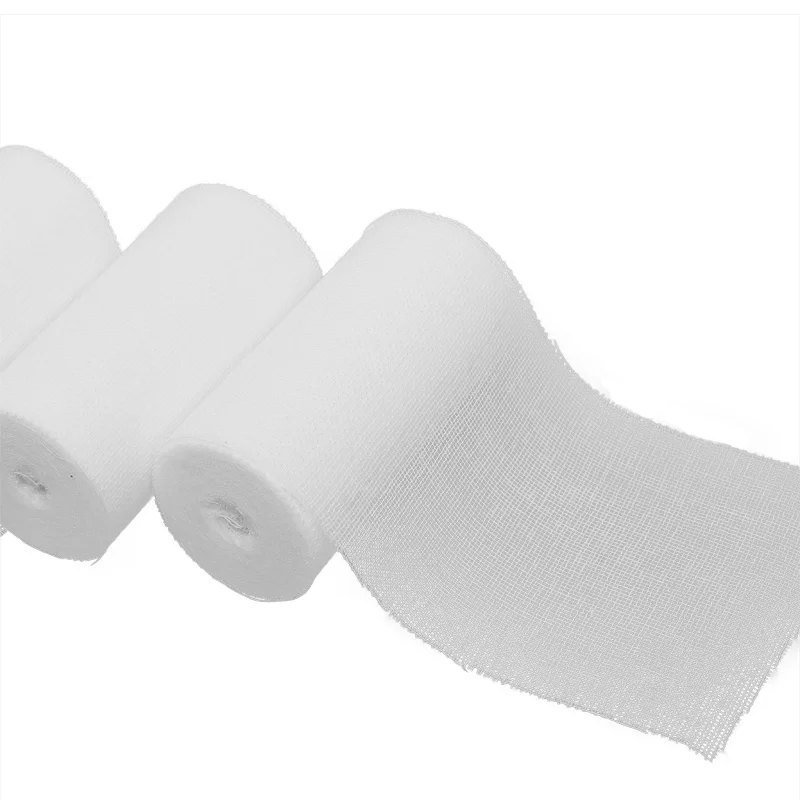Medical gauze factories swabs sterile Nursing care bandage cotton medical roll medical gauze