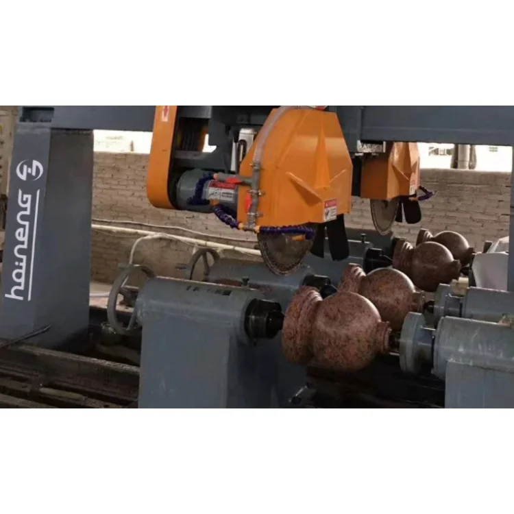 Custom Round Stone Cutting Machine One Side Four Balusters Profiling Machine