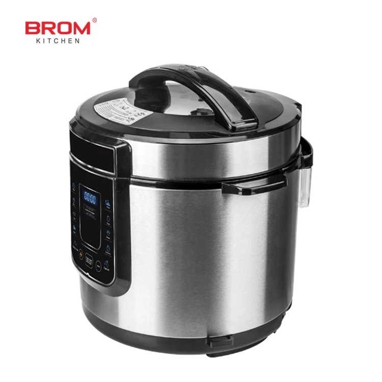 multifunctional pot nonstick aluminum liner stainless steel touch screen electric pressure cooker