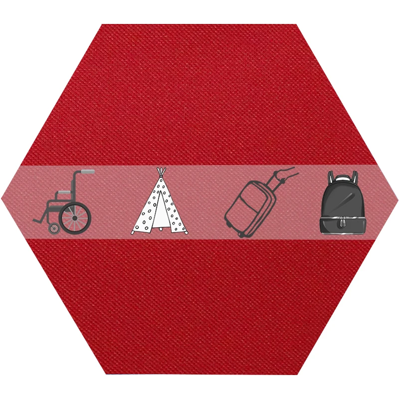 Ткань Оксфорд 600D 1000 ден 100% полиэстер водостойкий ПВХ покрытый холст материал ткань