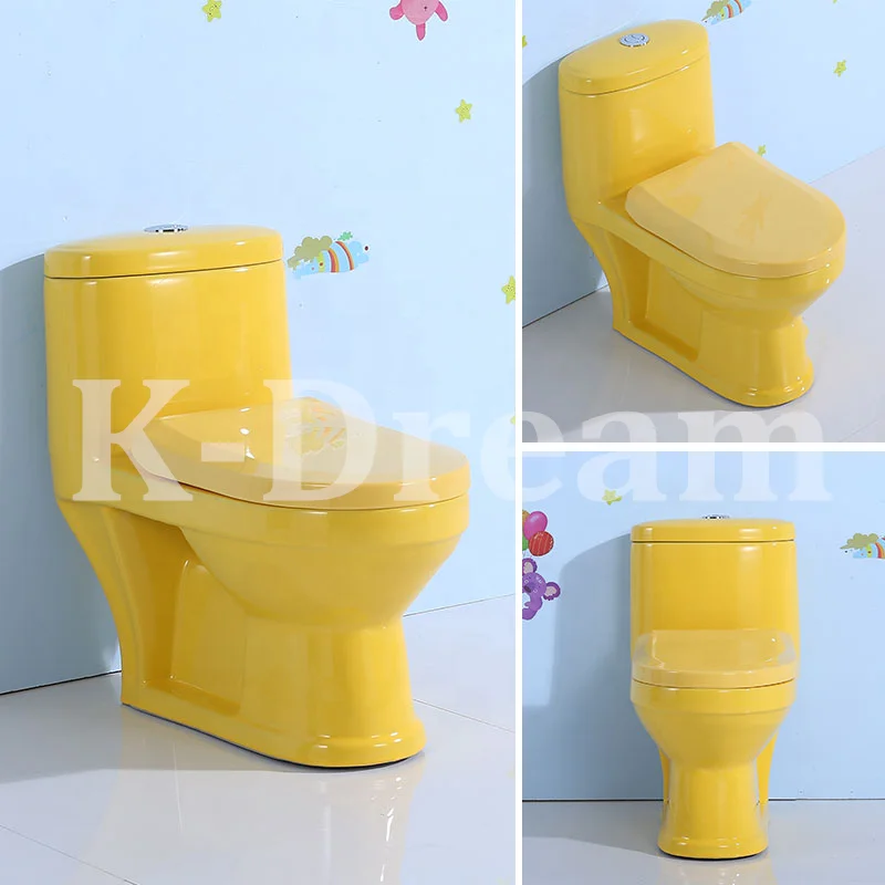 
Fashion Design KD-K001T cute children colored one-piece toilet wc kids toilet seat 