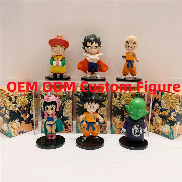 Customized Creative Japanese Anime Action Figure 6Cm Anime Cartoon Collectible Model Figures Toy