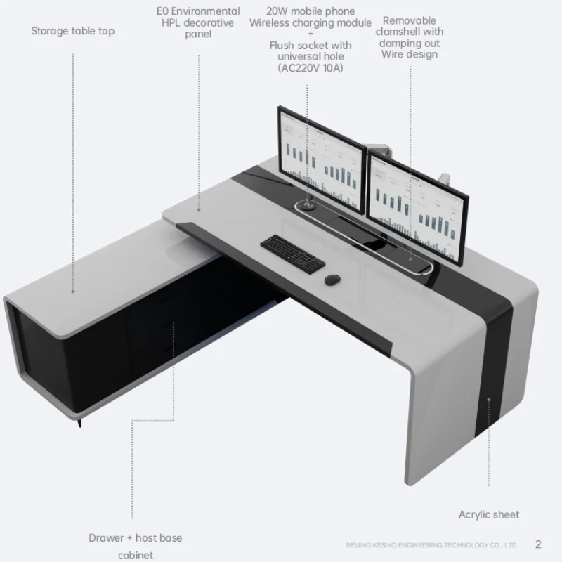 Kesino новейший дизайн высококачественный современный стиль консоль для диспетчерской подходит 24/7