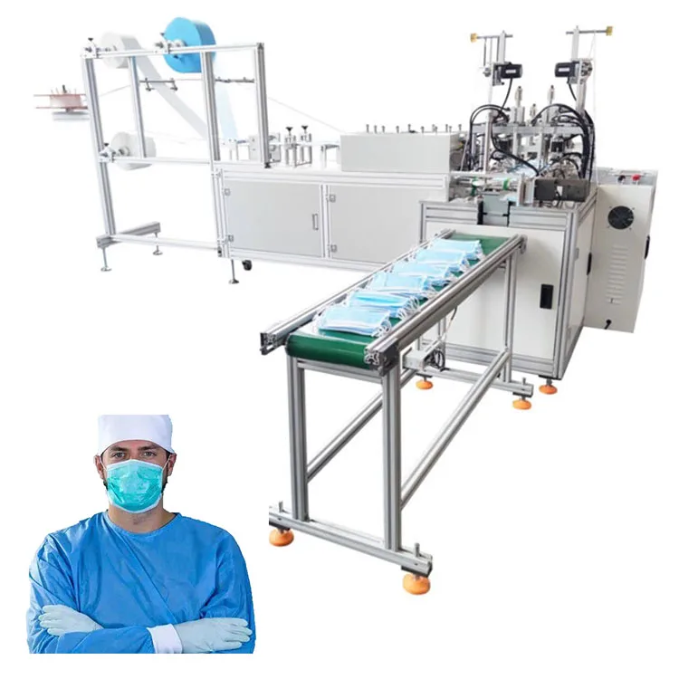 commercial 3 layer medical surgical ear loop welding machine face mask making machine