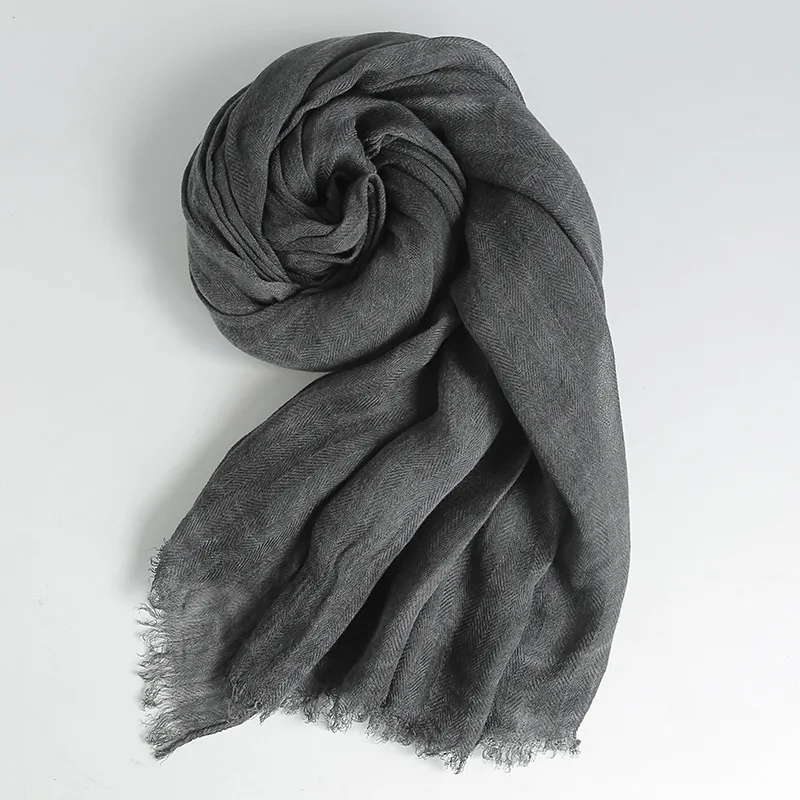 Hot Sale Plain Modal Shawl Popular Muslim Soft Lenzing Modal Scarves Fashion Women Cotton Hijab