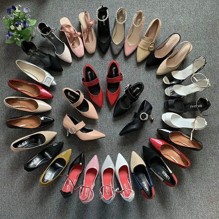 
 clearance direct factory sale overruns latest women heel sandals female shoes in stock  