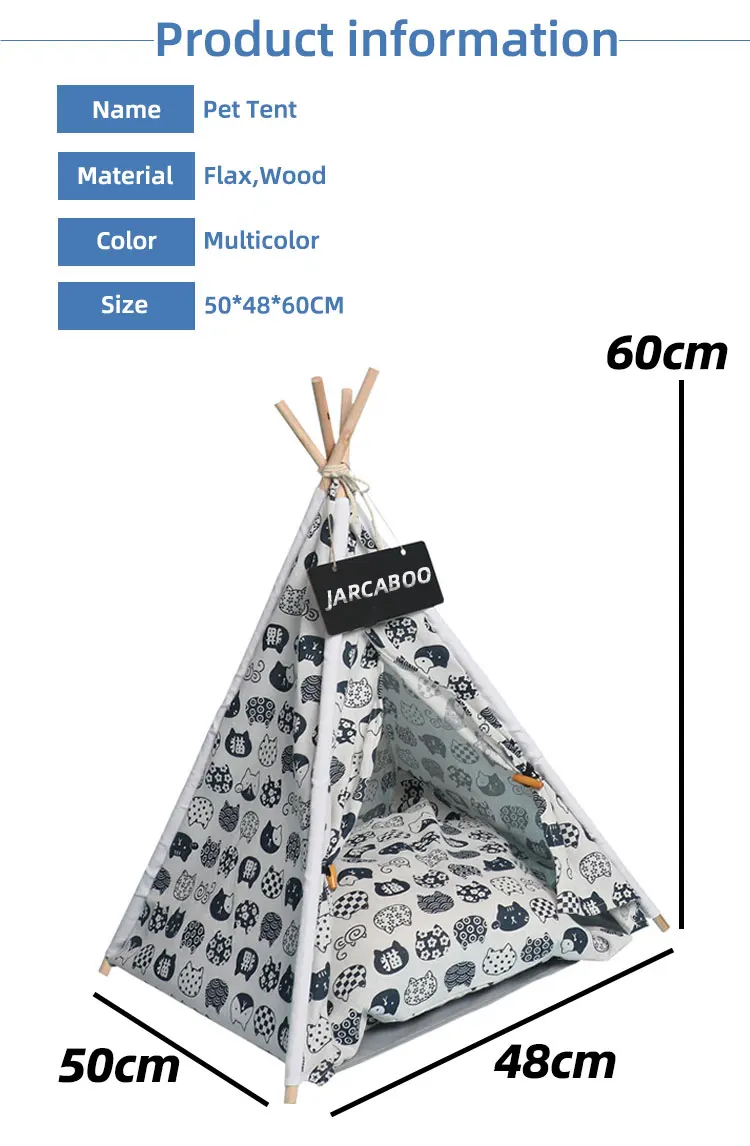 Outdoor Foldable Breathable Portable Durable Cat Dog Bed Pet Camping Tent House